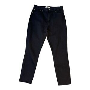 Abercrombie & Fitch Women's 10 Skinny High Rise Jeans Curve Love Size 30 Black